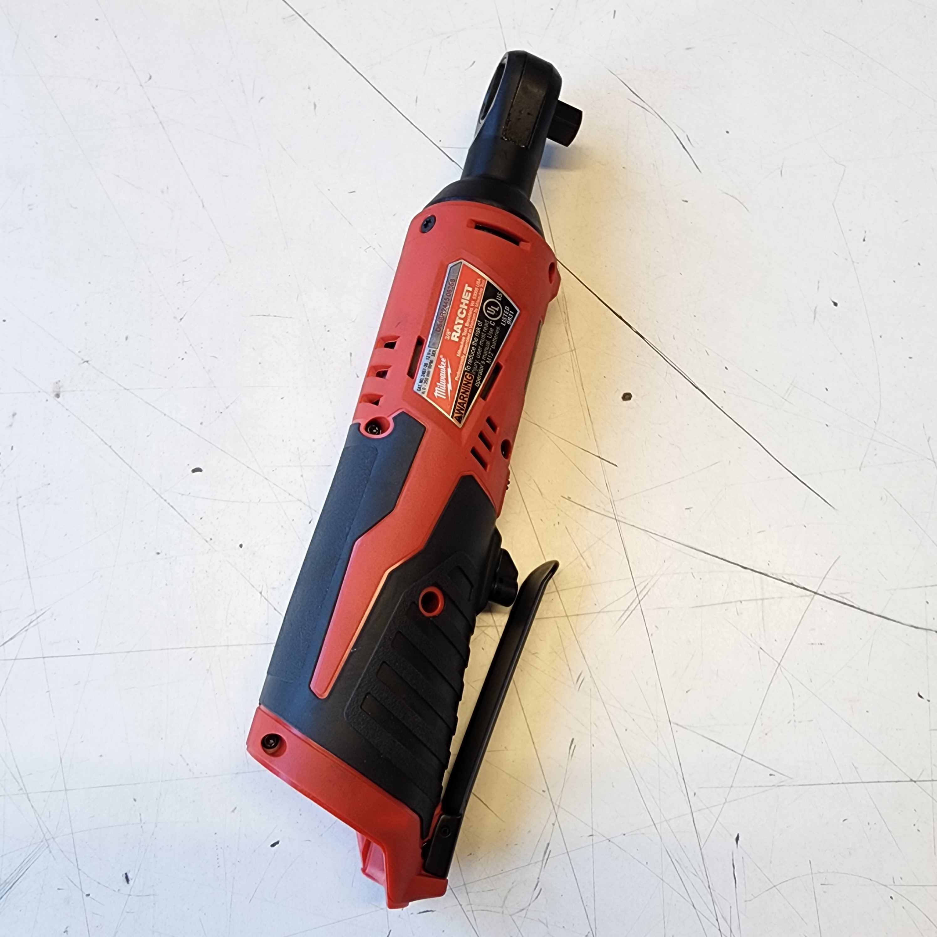 Milwaukee M12 12V Lithium-Ion Cordless 3/8 in. Ratchet (Tool-Only) – Model 1000000724