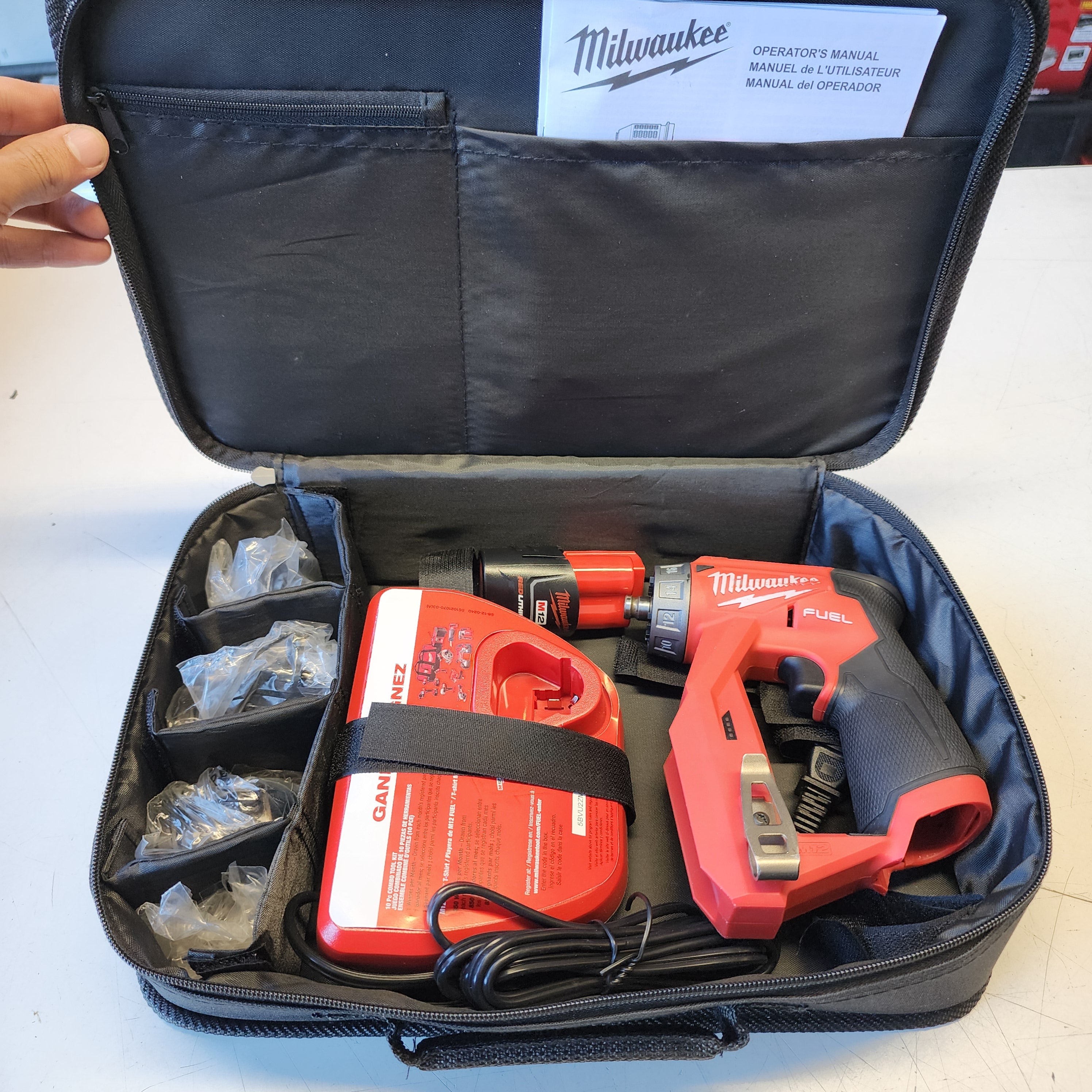 Milwaukee brushless drill driver 12V