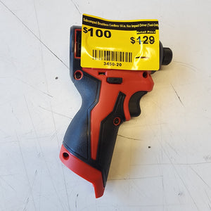 Milwaukee M12 1/4 in. Hex Impact Driver Tool Only #condition_open-box