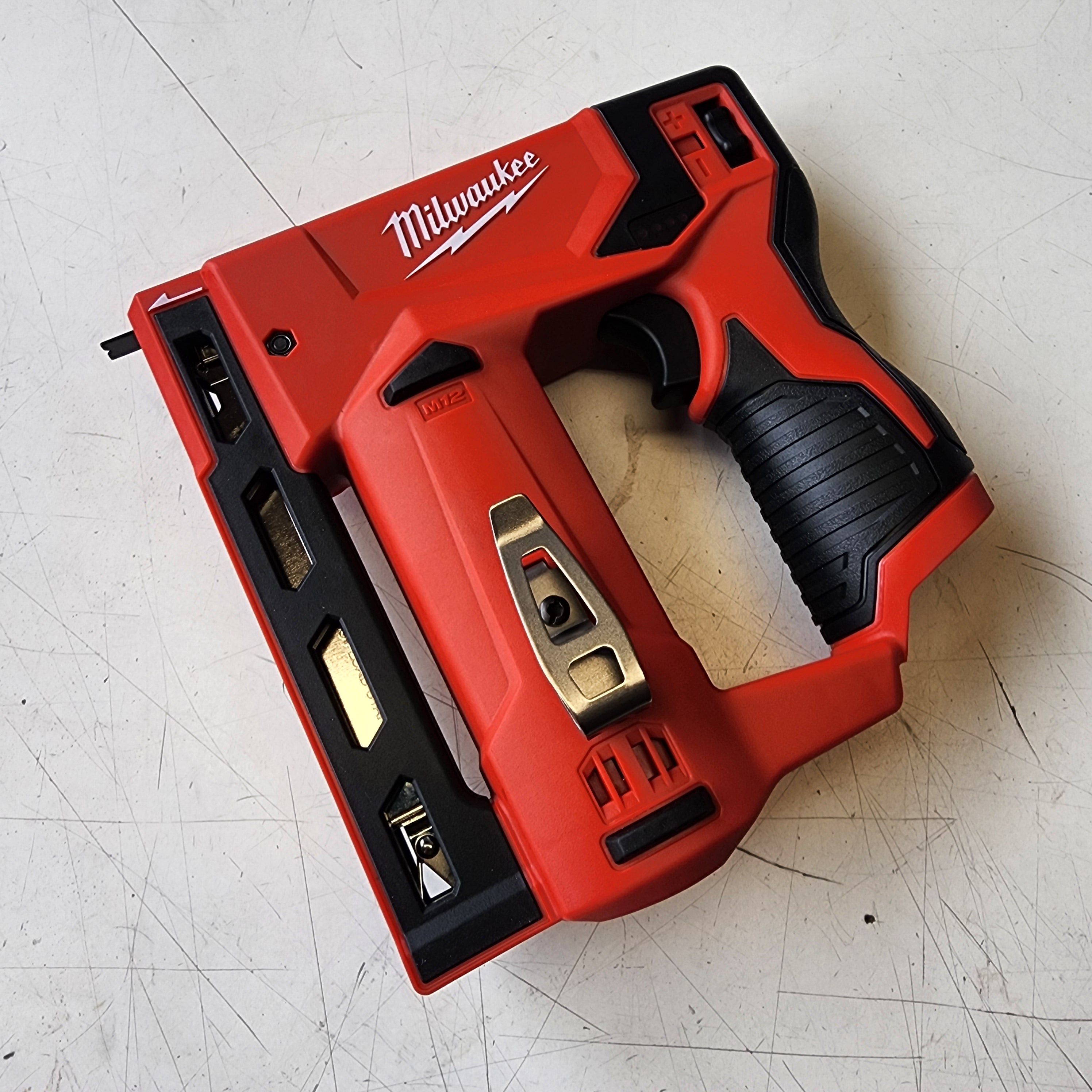 Milwaukee stapler for light fastening applications