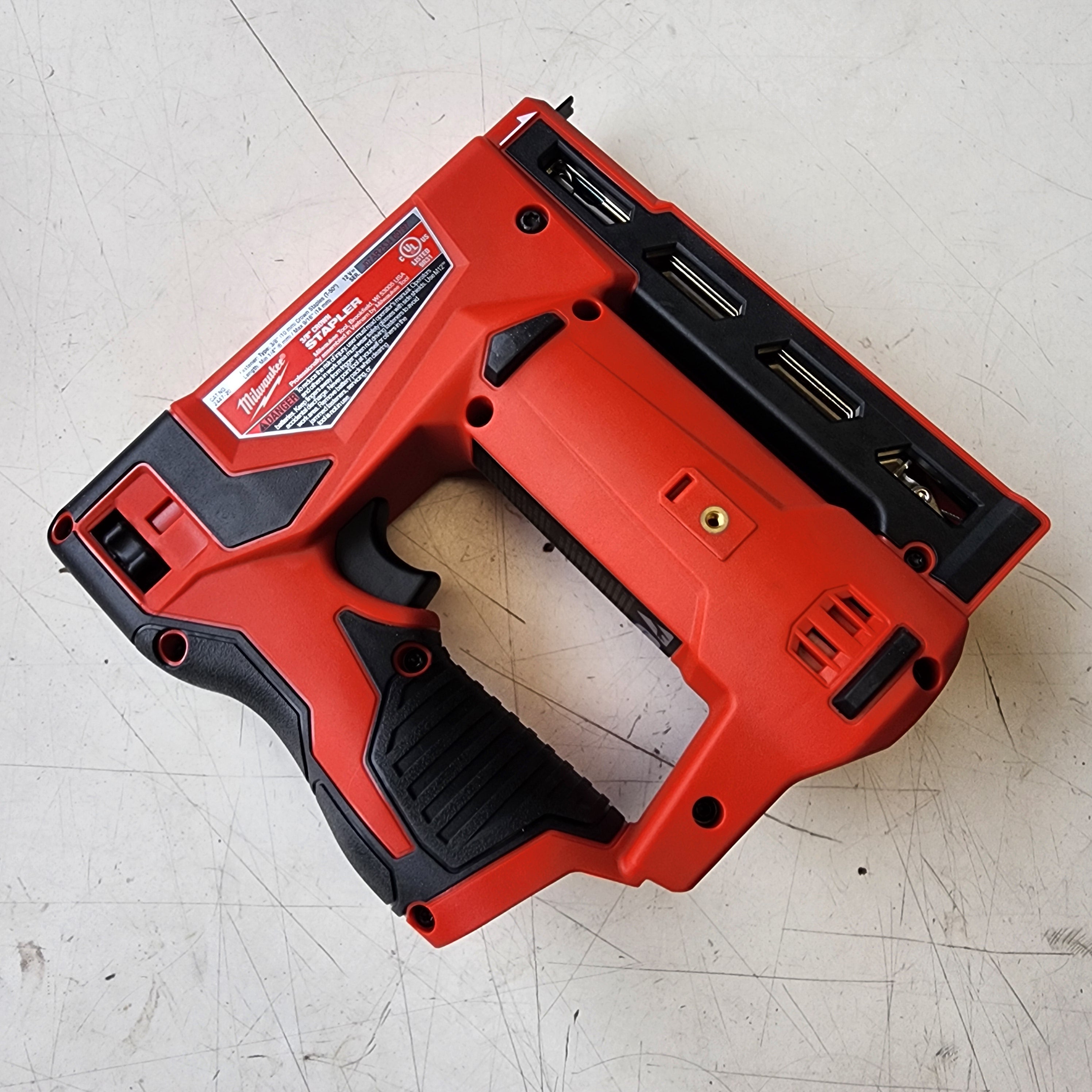 Milwaukee cordless crown stapler condition photo