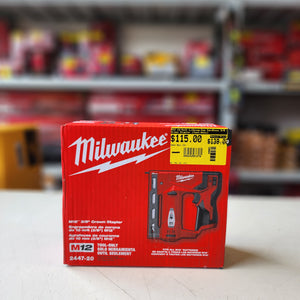 Milwaukee compact cordless stapler listing photo 2447-20