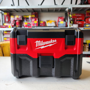 Milwaukee battery powered shop vacuum for garage and car cleaning