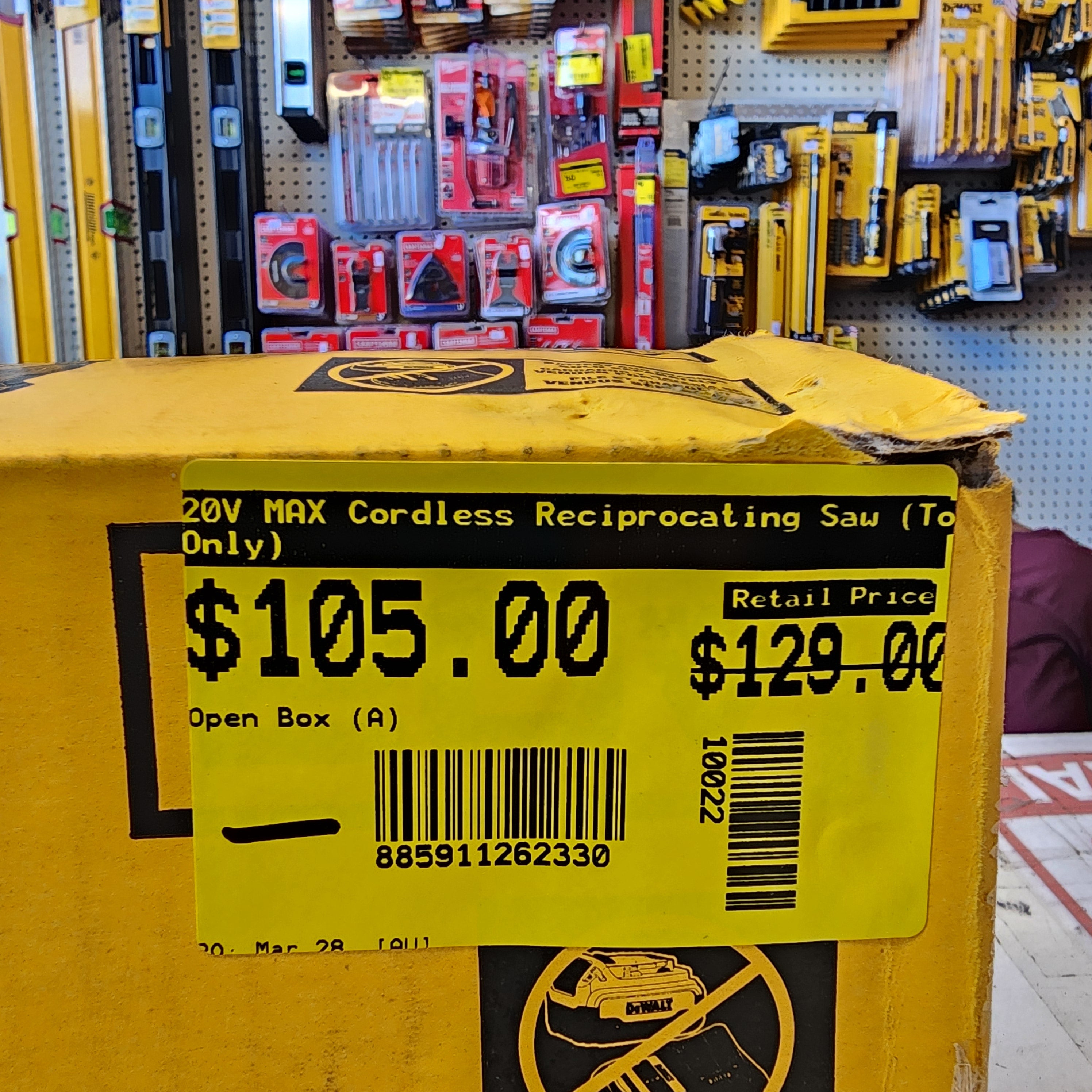 DEWALT DCS380B demolition saw cordless 20V MAX power tool