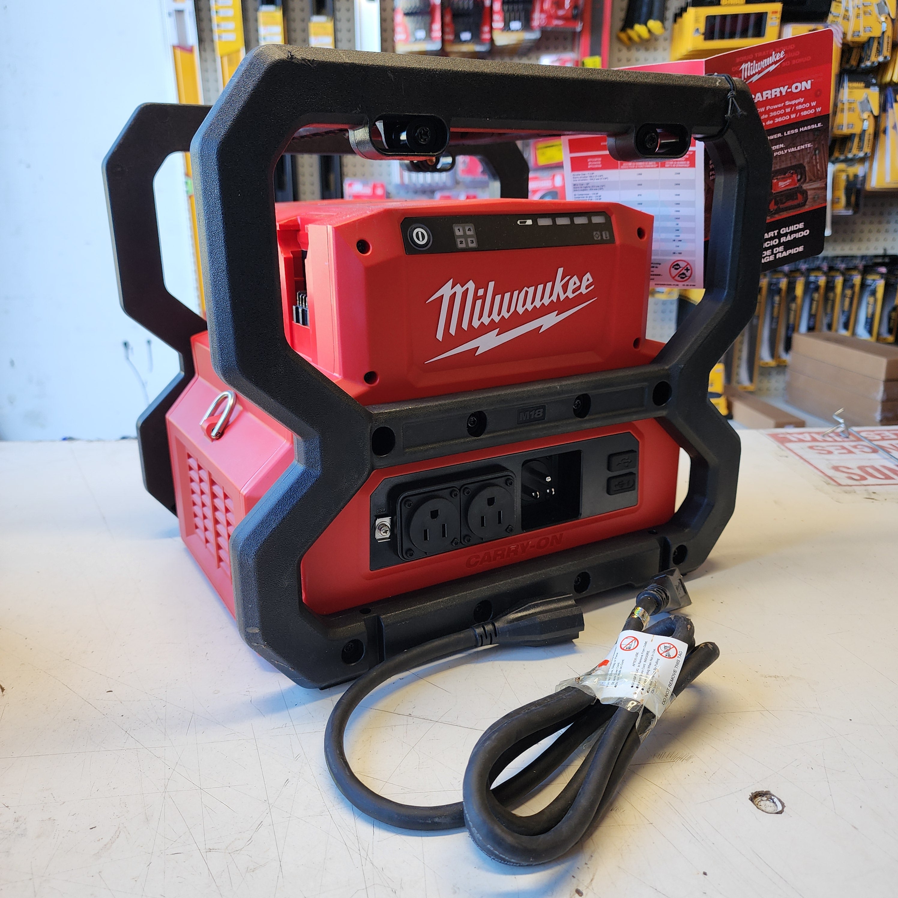 Milwaukee M18 backup power system battery