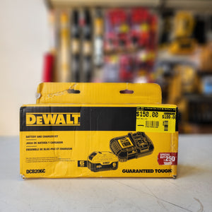 DEWALT replacement battery and charger for cordless tools
