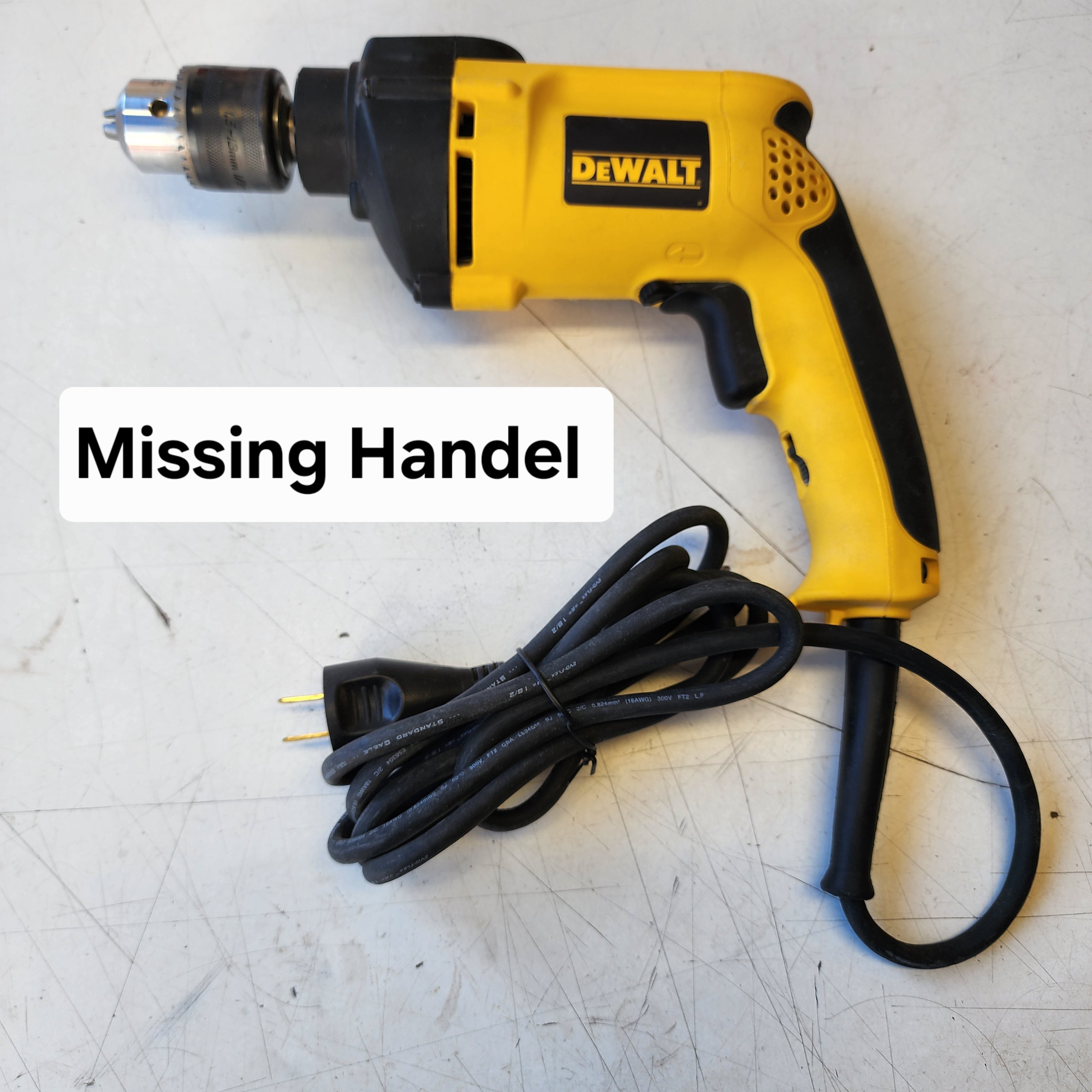 DEWALT corded hammer drill 7.8 amp 1/2 inch for heavy duty drilling