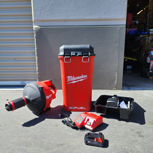 Milwaukee auger for plumbing maintenance work