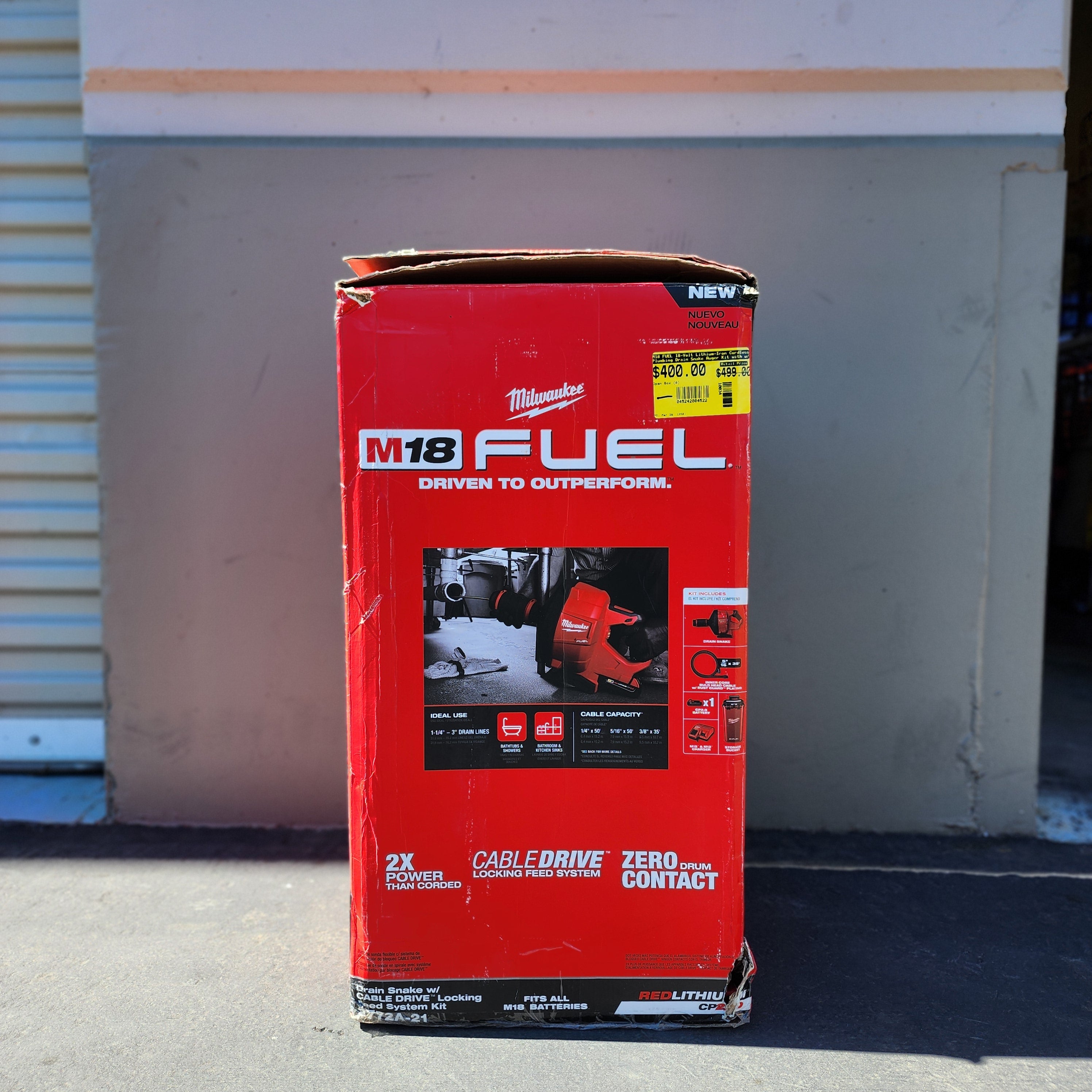 Milwaukee drain cleaning machine M18 system