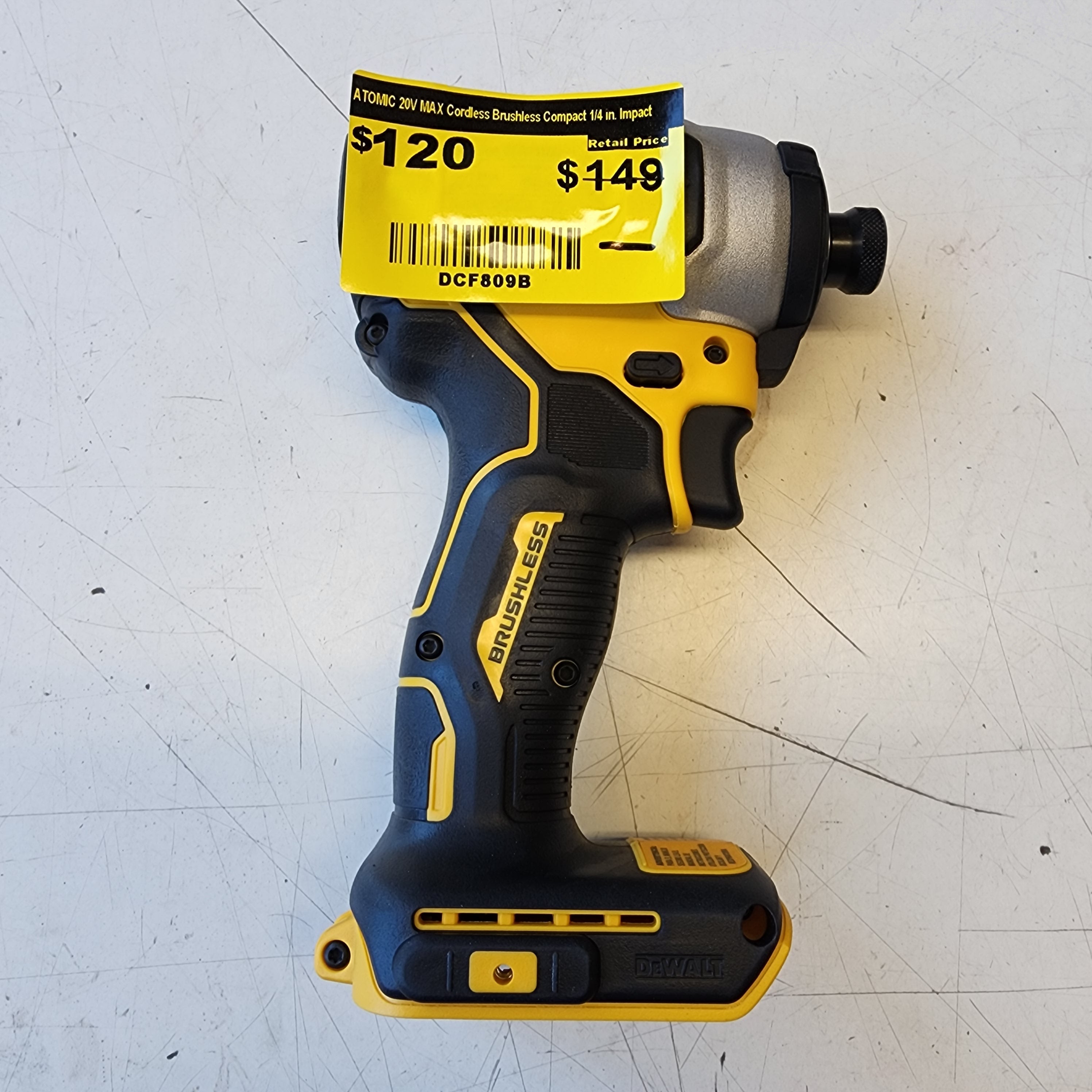 DEWALT ATOMIC 20V MAX Brushless 1/4 in. Impact Dri #condition_open-box