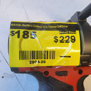 Milwaukee M18 FUEL 1/2 inch drill driver