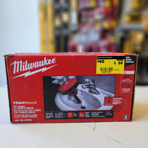 Milwaukee Trap Snake Auger Drain Cleaning Kit #condition_open-box