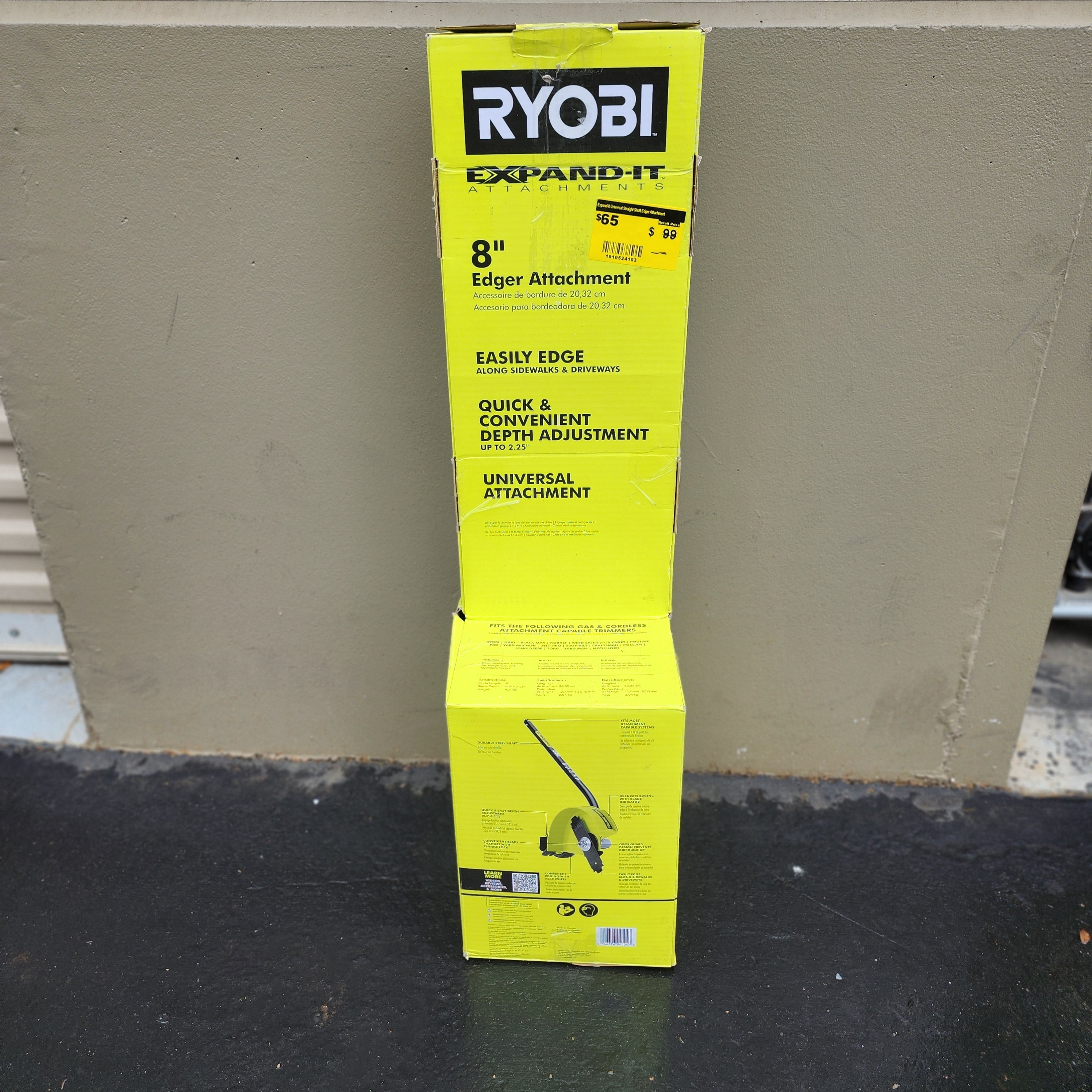 RYOBI Expand-It Universal Straight Shaft Edger Att #condition_open-box