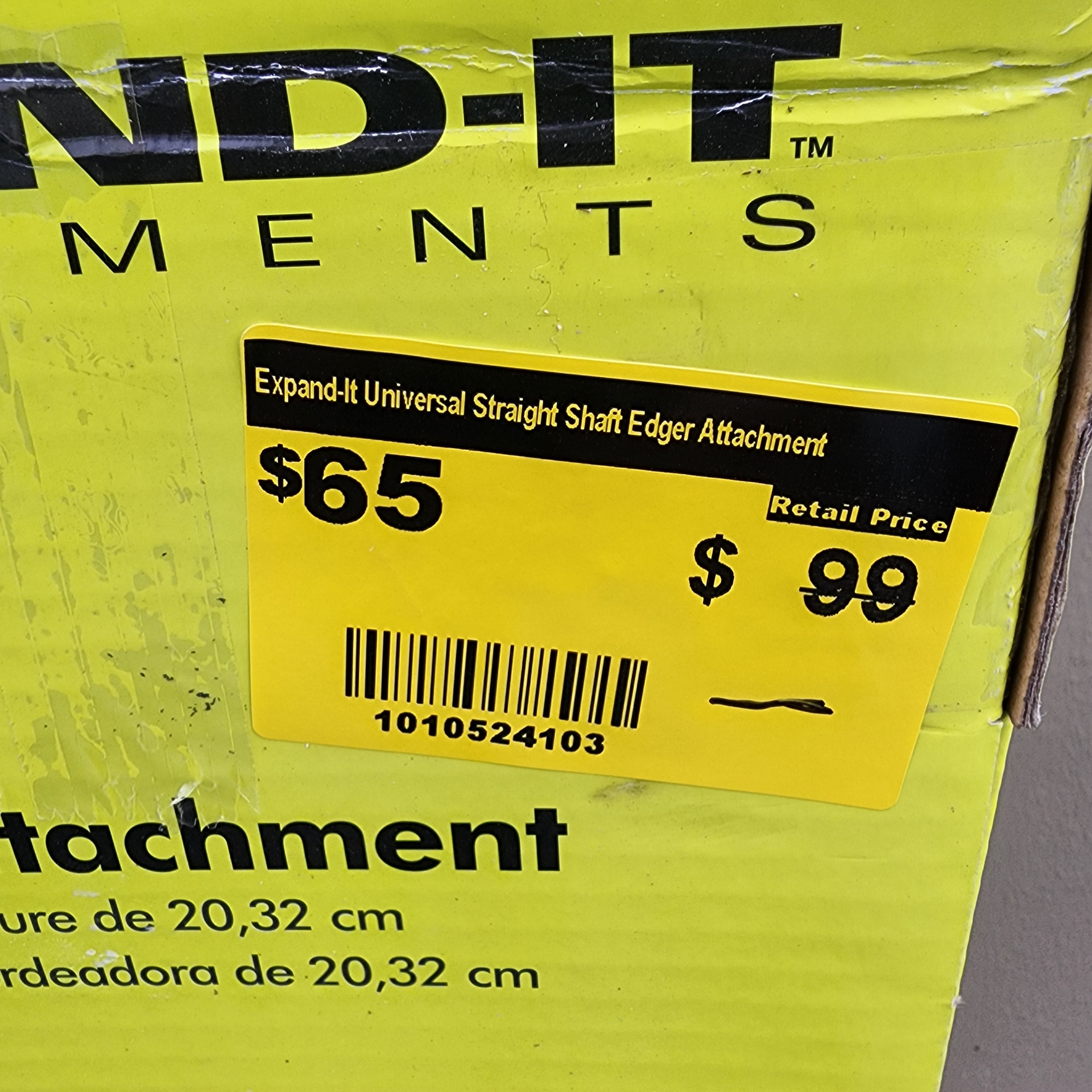 RYOBI Expand-It Universal Straight Shaft Edger Att #condition_open-box