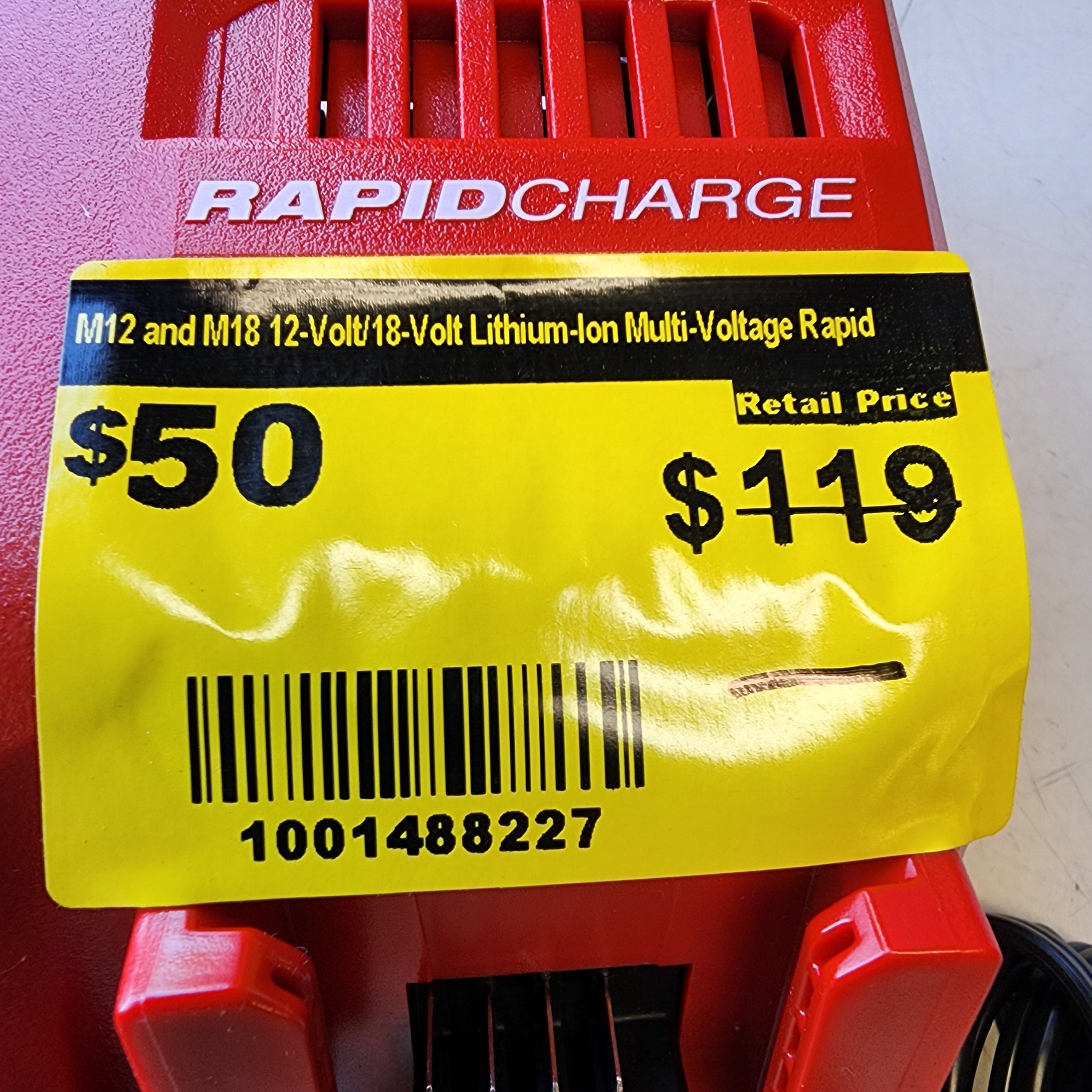 Milwaukee charger for cordless tool batteries