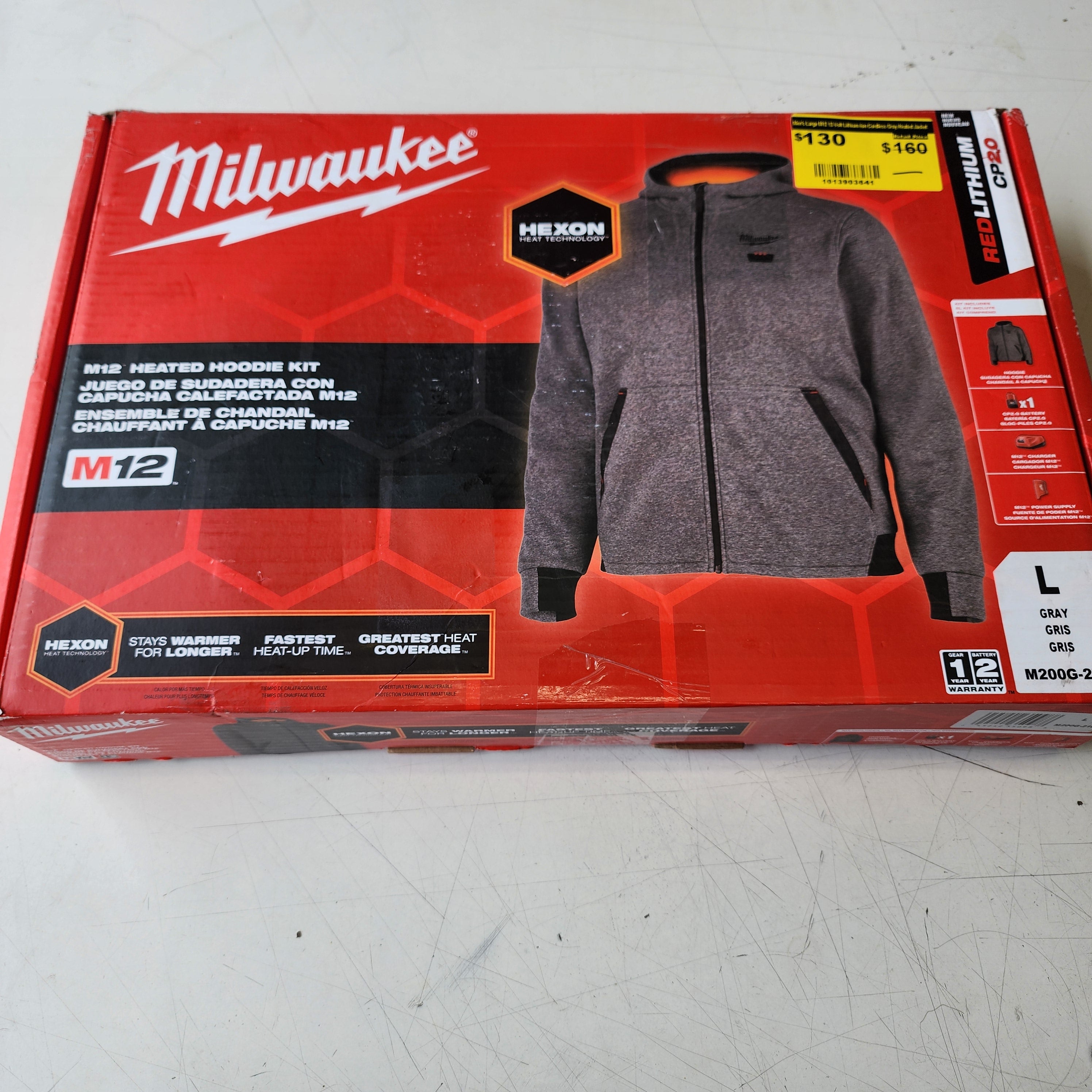 Milwaukee cordless heated hoodie