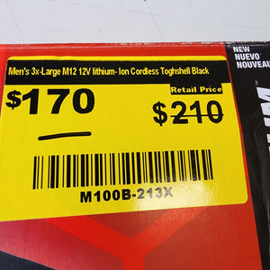 Milwaukee heated jacket with battery