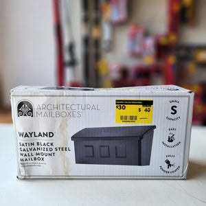 Architectural Mailboxes Wayland Black Small Steel  #condition_open-box