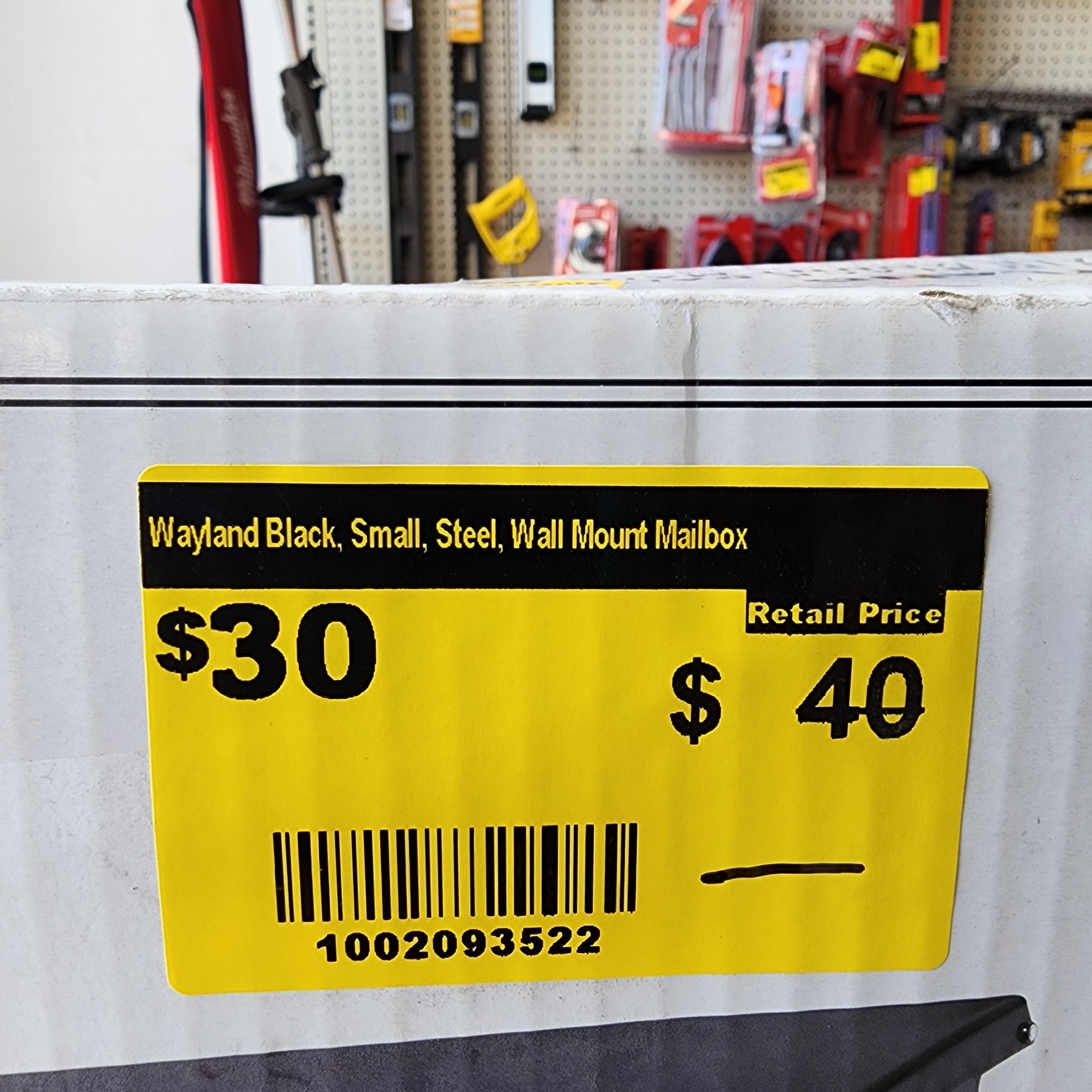 Architectural Mailboxes Wayland Black Small Steel  #condition_open-box