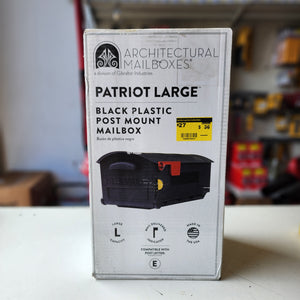 Architectural Mailboxes Patriot Black Large Plasti #condition_open-box
