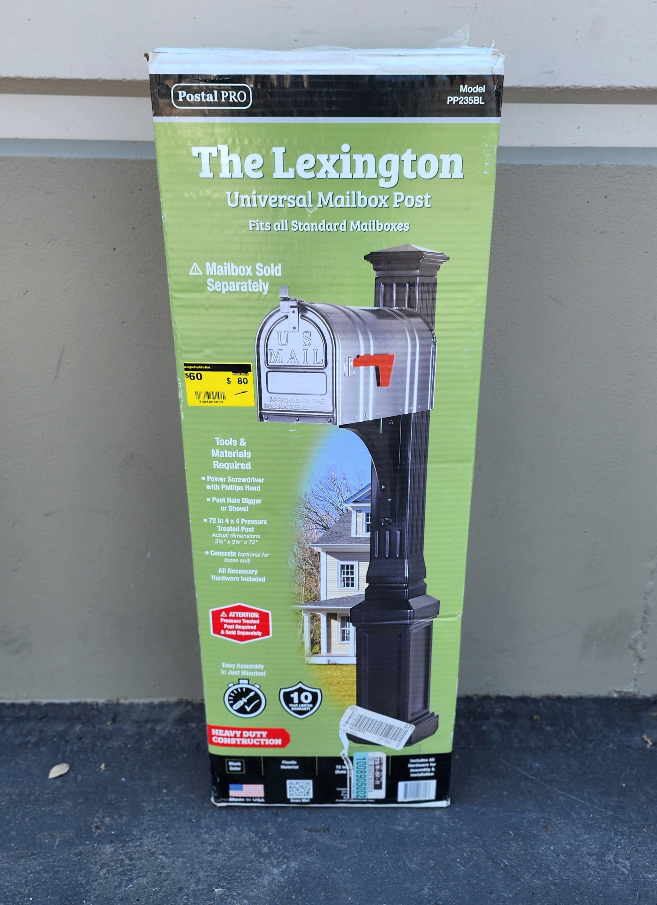 Postal PRO Lexington Post Kit in Black #condition_open-box