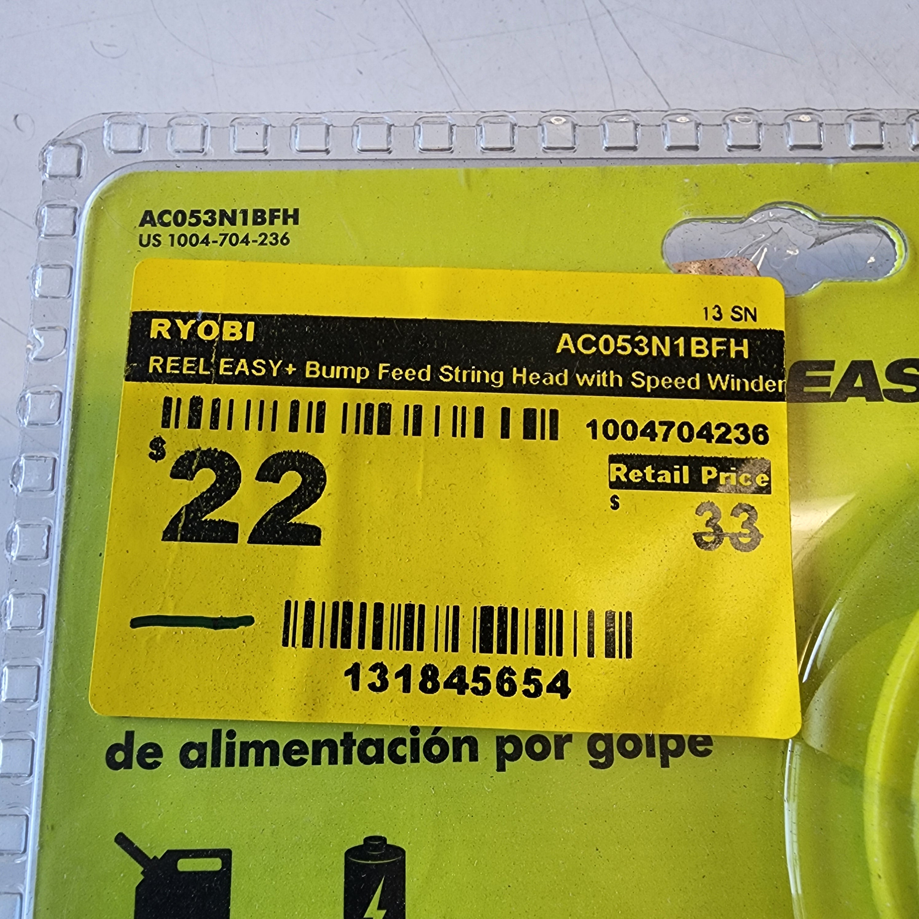 RYOBI REEL EASY+ Bump Feed String Head with Speed  #condition_open-box