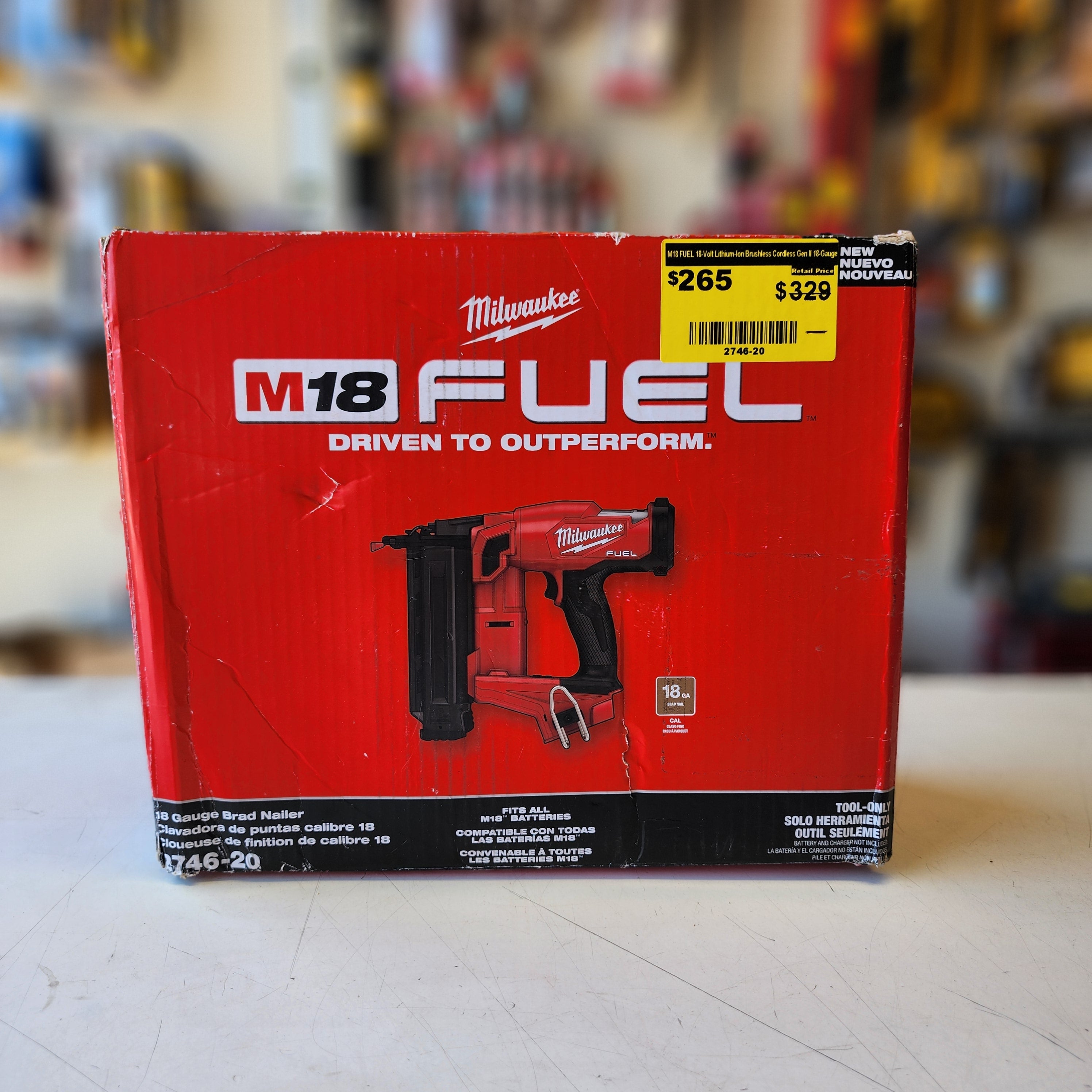 Milwaukee M18 FUEL Gen II 18-Gauge Brad Nailer Too #condition_open-box