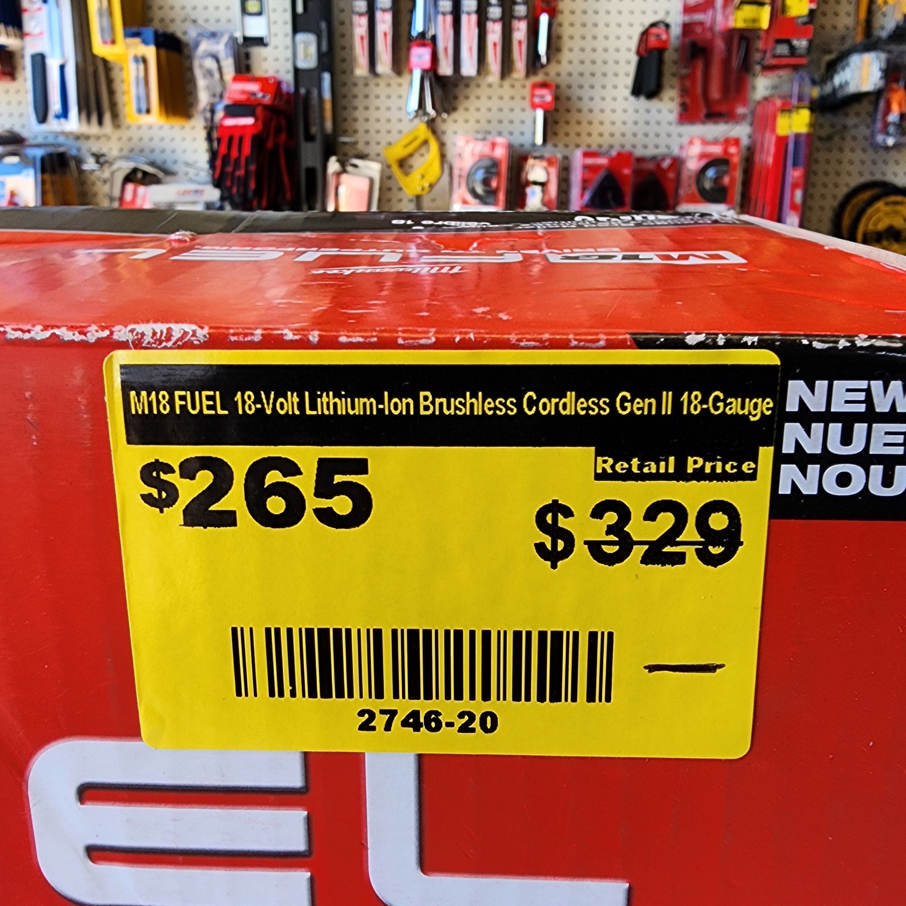 Milwaukee M18 FUEL Gen II 18-Gauge Brad Nailer Too #condition_open-box