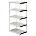 HDX 5-Tier Heavy-Duty Plastic Storage Shelving Unit