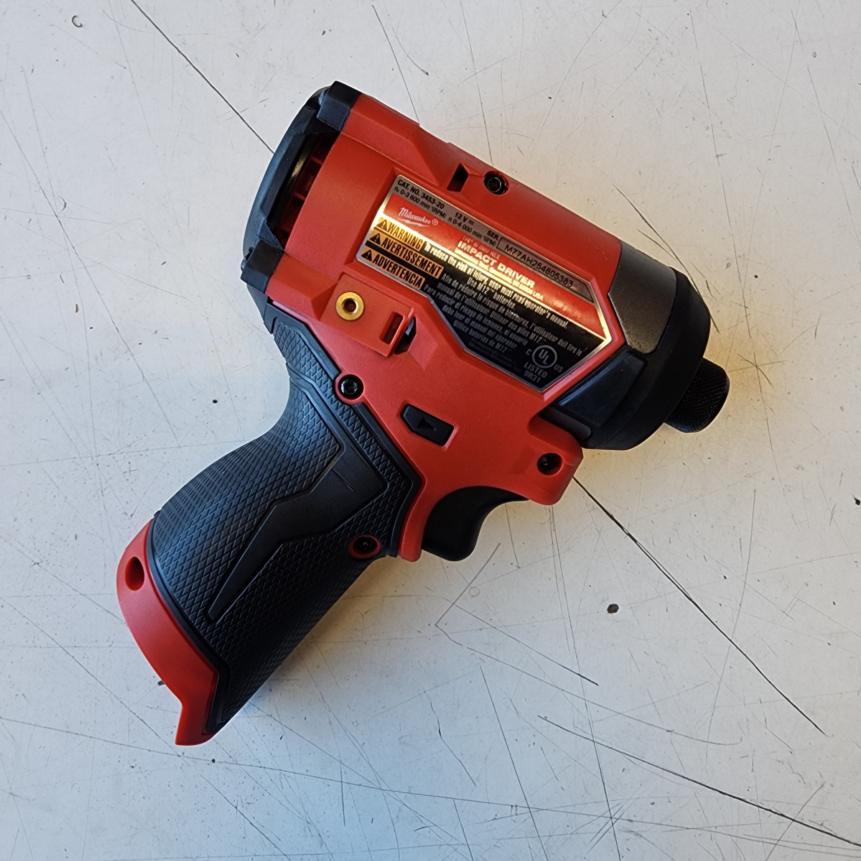 Milwaukee M12 FUEL 1/4 in. Hex Impact Driver Tool Only Milwaukee