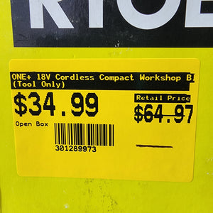 RYOBI ONE+ 18V Cordless Compact Workshop Blower RYOBI