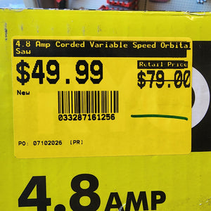 RYOBI 4.8 Amp Corded Variable Speed Orbital Jig Saw RYOBI