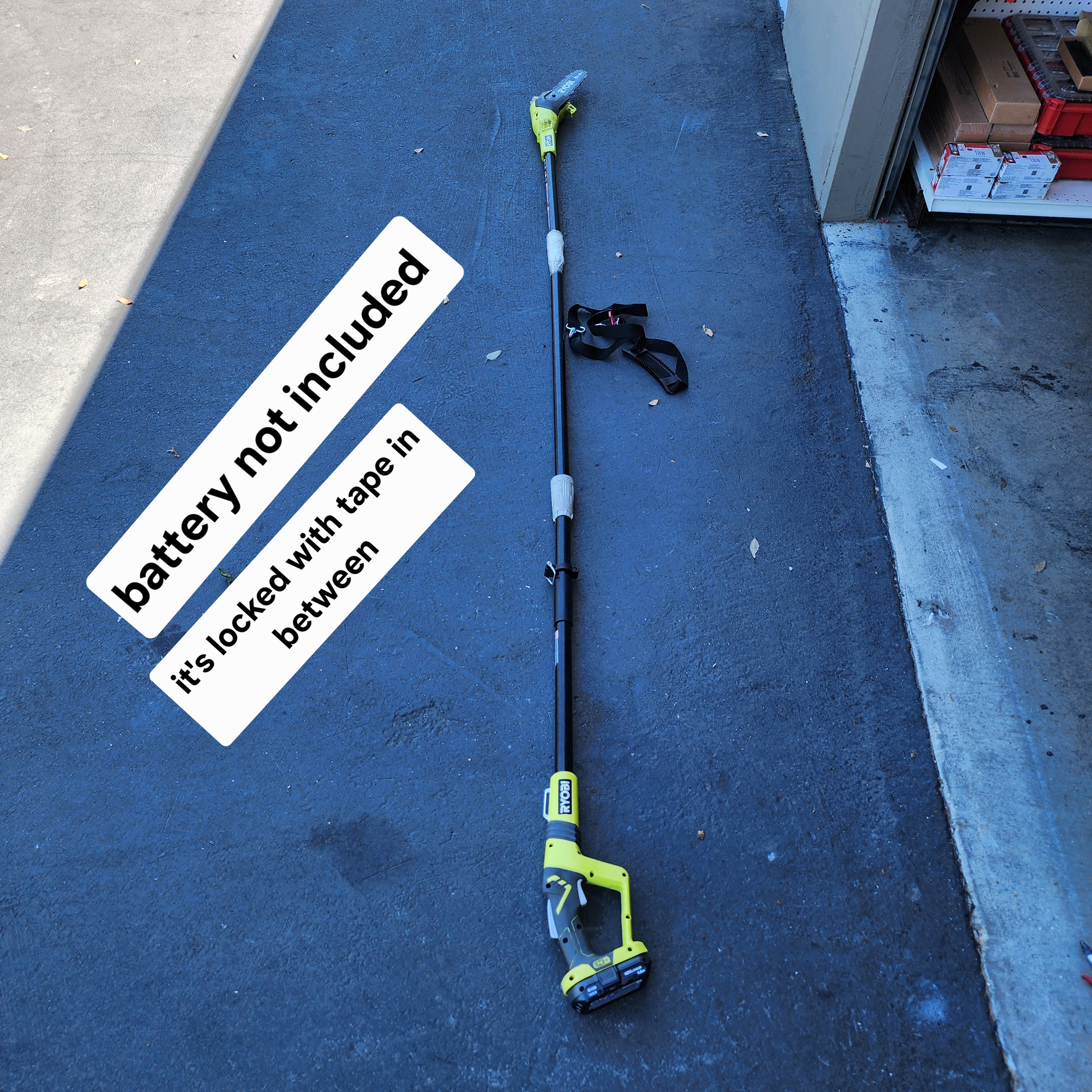 RYOBI ONE+ 18V 8 in. Cordless Oil-Free Pole Saw Tool Only RYOBI