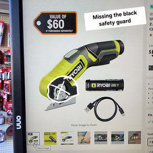 RYOBI USB Lithium Power Cutter Kit with 2.0 Ah Battery RYOBI