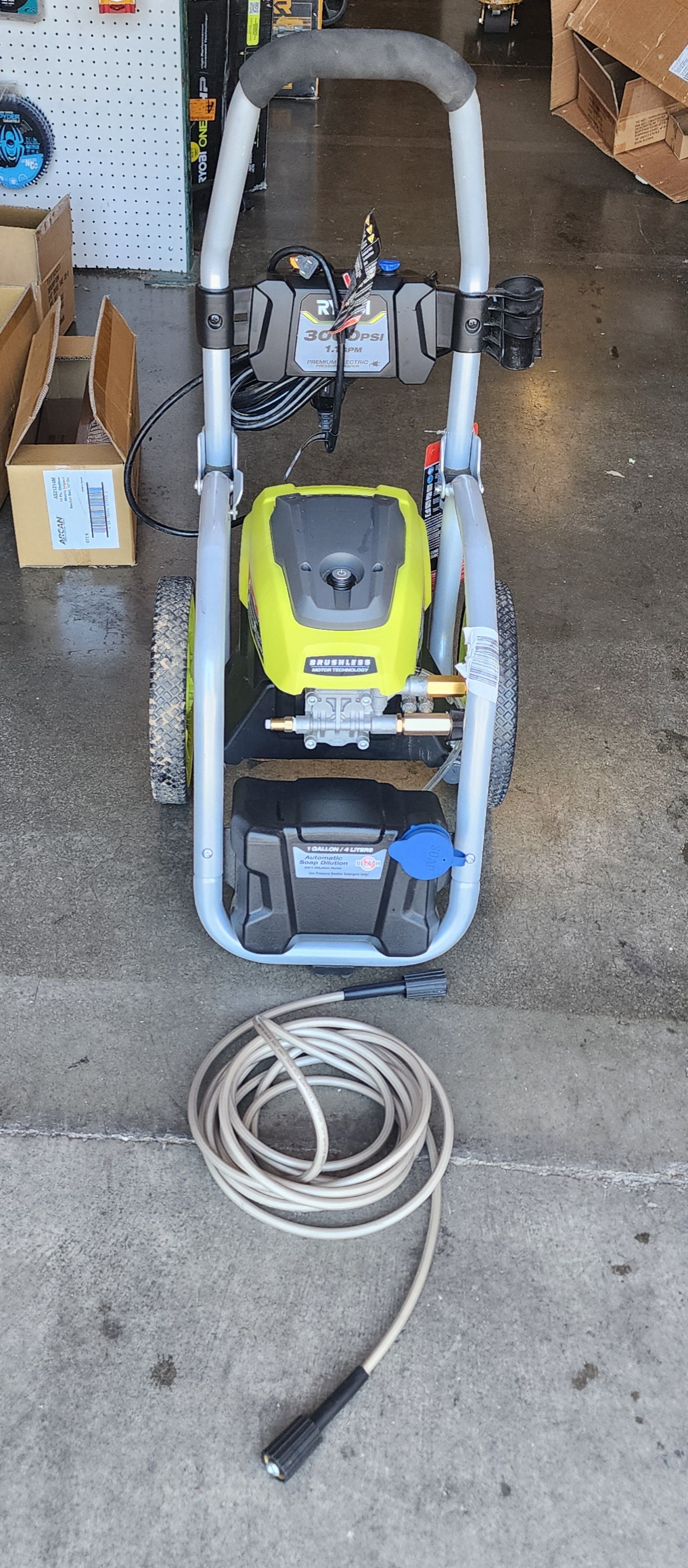 RYOBI 3000 PSI 1.1 GPM Cold Water Electric Pressure Washer RYOBI