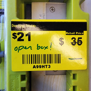 RYOBI Door Hinge Template RYOBI