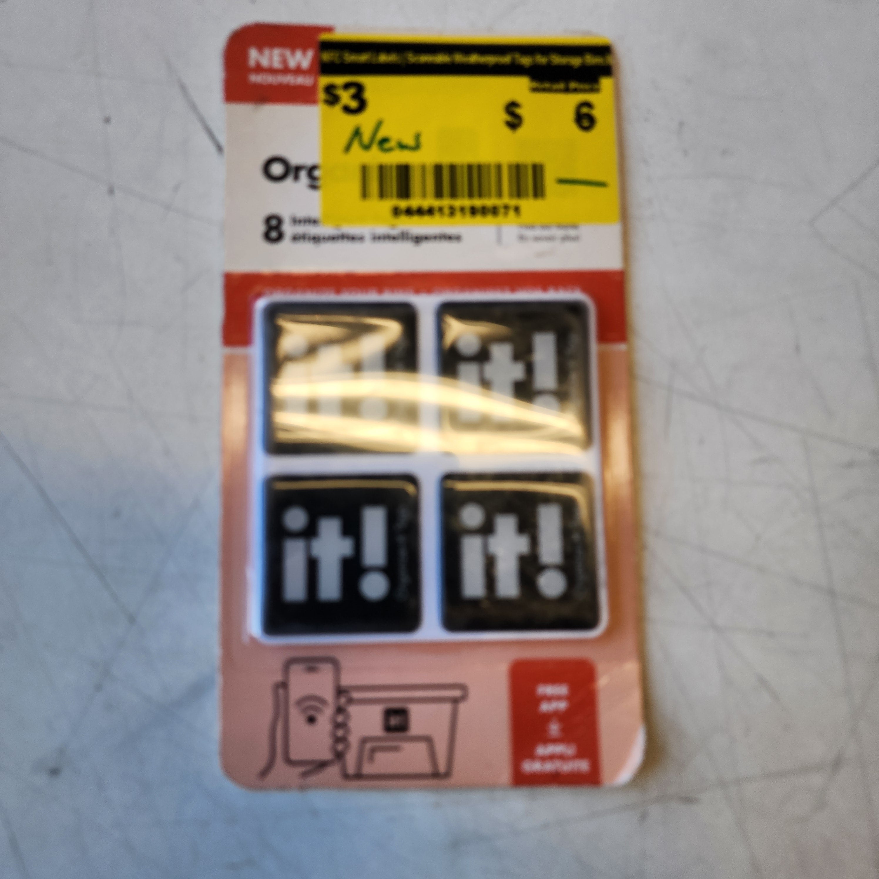 NFC Smart Labels Weatherproof Tags for Storage Bins NFC