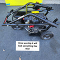 Orilladora a gasolina Legend Force A063004 de 46 cc y 4 tiempos con operador a pie, usada