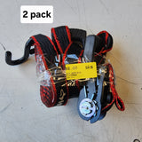 Husky 16 ft. x 1.25 in. Ratchet Tie-Down Straps 2-Pack Open Box