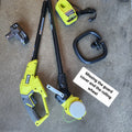 RYOBI ONE+ 18V 13 pulgadas Cortabordes/Bordeadora de césped Kit de 4 Ah Caja Abierta