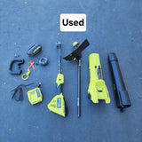 Kit de soplador de hojas y cortabordes RYOBI 40V HP 650 CFM con batería de 4Ah