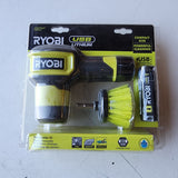 RYOBI USB Lithium Compact Scrubber 2Ah Kit 2 in. Brush Open Box