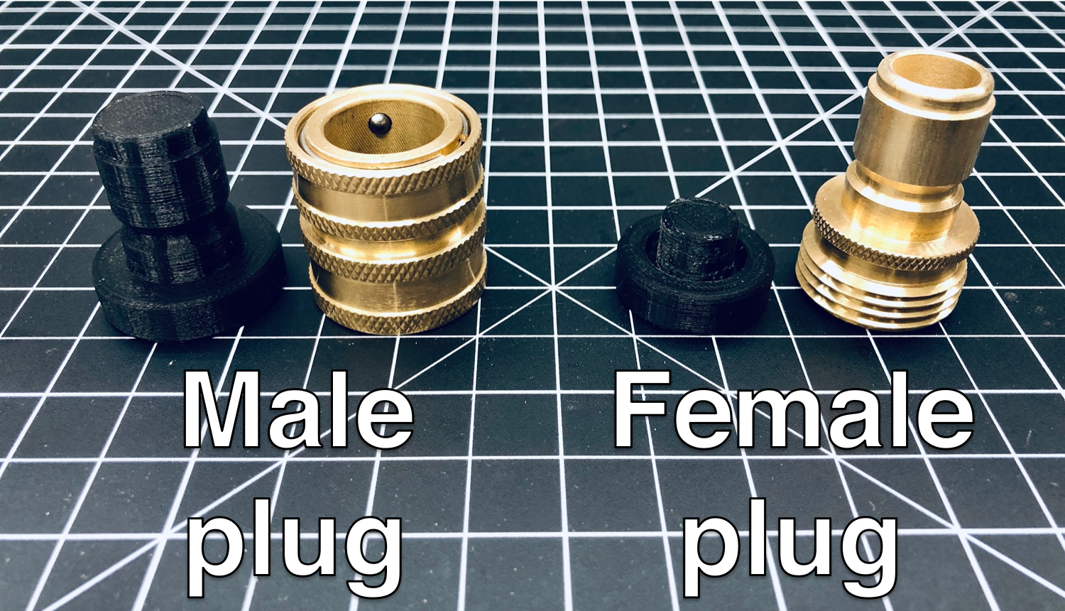 DribbleStopper Plug for Pressure Washer & Garden Hose Quick Disconnect Fittings Stubby Nozzle Co.