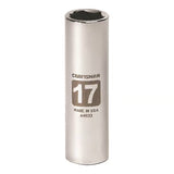 CRAFTSMAN 17 mm x 1/2 in. Drive Metric 6-Point Deep Socket
