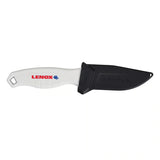 Lenox LXHT14701 Fixed Blade Tradesman Utility Knife 4in Stainless Steel Sheath