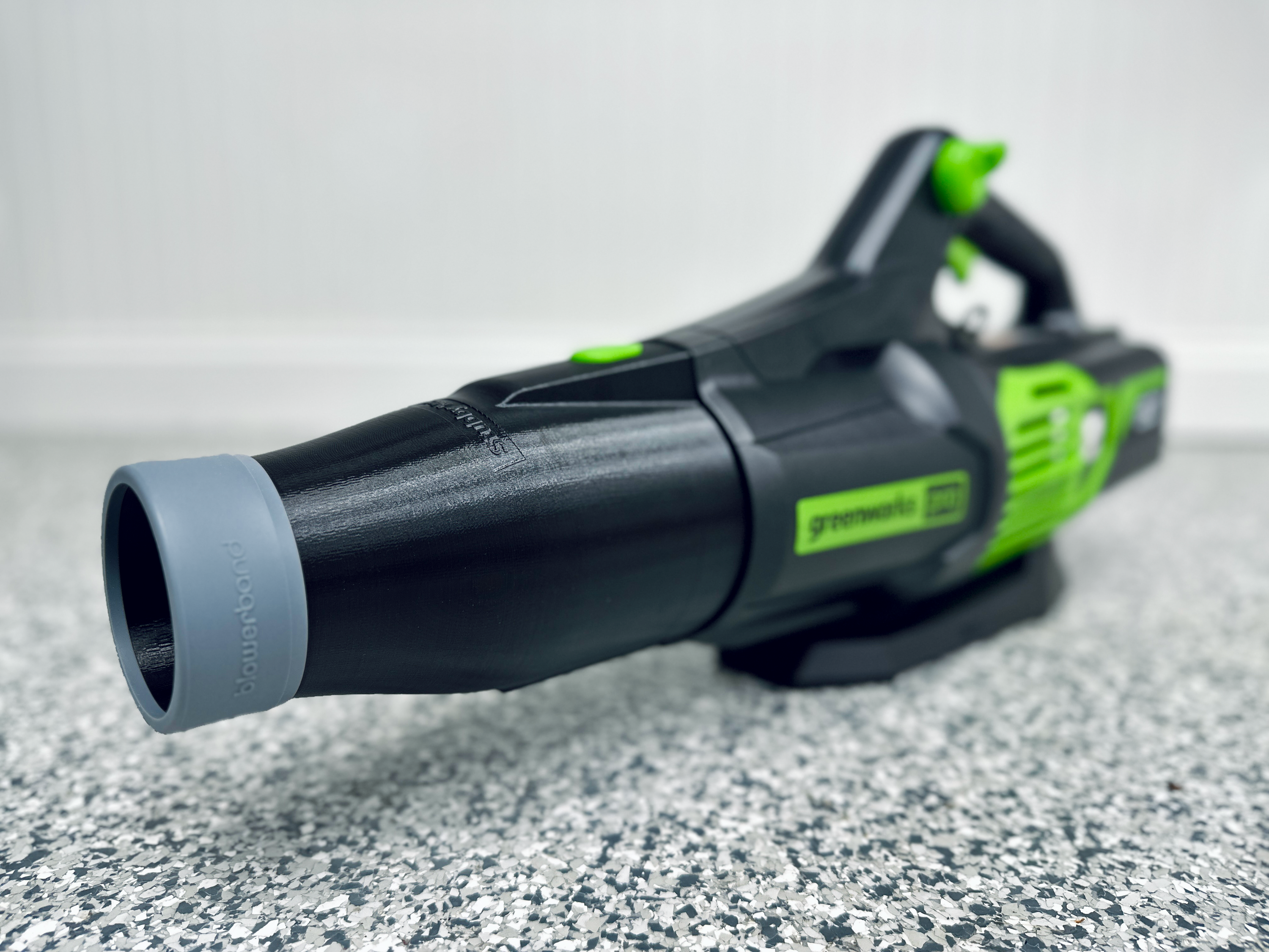 STUBBY® Car Drying Nozzle for Greenworks 760, 730, 700, 610, 585, 550, 515, & 500 CFM Leaf Blowers Stubby Nozzle Co.