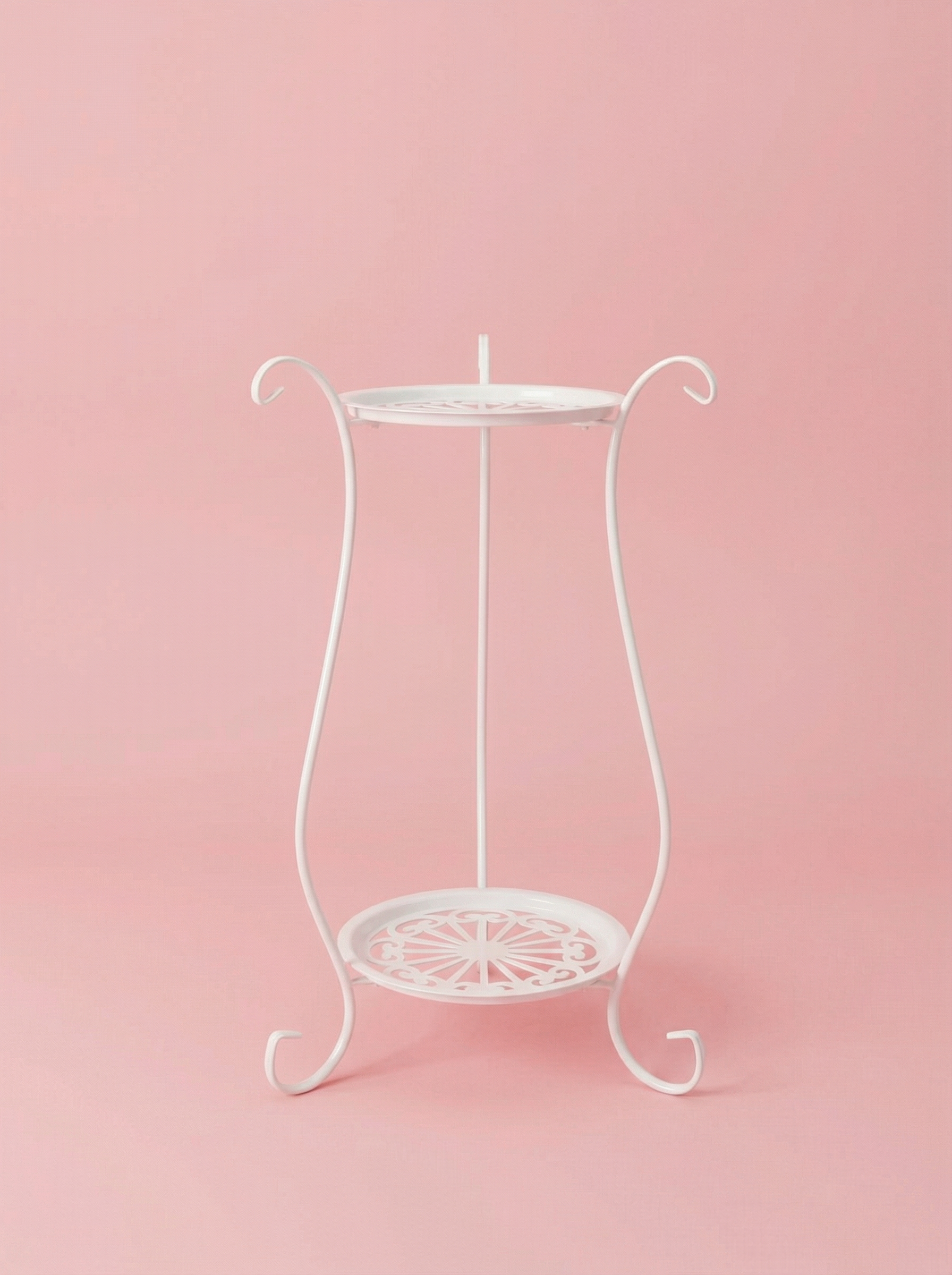 Two-Tier Metal Plant Stand – Double Layer Iron Flower Rack for Indoor & Outdoor Plants 2Dropme