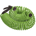 50 Foot Coil Hose with ABS threads and 8 Pattern Nozzle | 27389