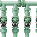 4-Valve Preassembled Manifold with PVC adapters 57257