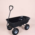 Heavy Duty Poly Garden Dump Cart – 600 lb Capacity, 10" Pneumatic Tires